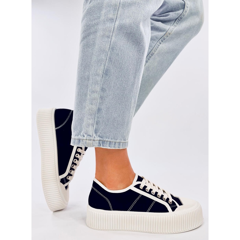 Zapatillas mujer plataforma negras negro 2