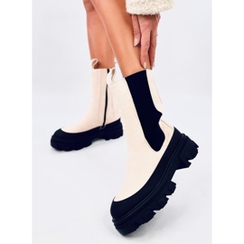 Botas Chelsea con aislamiento beige 3