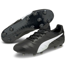 Zapatillas de fútbol Puma King Platinum 21 FG/AG 106478 01 negro negro 10
