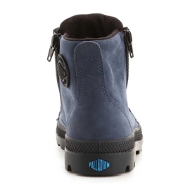 Zapatos Palladium Pampa Hi Lea Gusset Jr 52744-432 azul 5