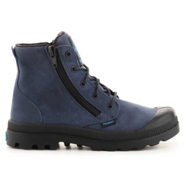 Zapatos Palladium Pampa Hi Lea Gusset Jr 52744-432 azul 6