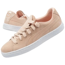 Zapatos puma ante aplastados esmerilados 370194 01 rosado 10