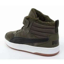 Zapatos Puma Rebound Street Sd Fur Ps 367869 02 verde 14