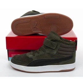 Zapatos Puma Rebound Street Sd Fur Ps 367869 02 verde 19