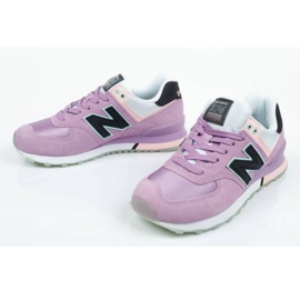 Zapatillas New Balance WL574SAW violeta 5