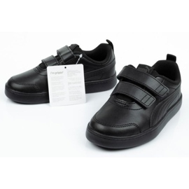 Puma Courtflex Infants Jr 371544 06 negro 7