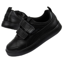 Puma Courtflex Infants Jr 371544 06 negro 10