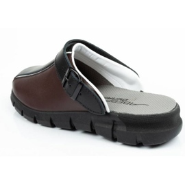 Abeba 57315 calzado médico zuecos marrón 4