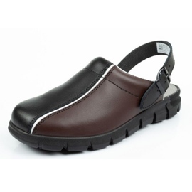 Abeba 57315 calzado médico zuecos marrón 5
