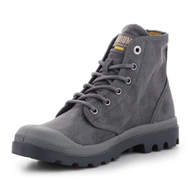 Zapatos Palladium Pampa Hi Wax French Metal 77222-068-M gris 3