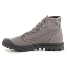 Palladium Pampa High Hi 02352-071-M Zapatos franela Gris 4