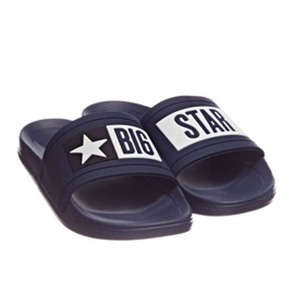 Chanclas de playa Big Star DD274A265, azul marino 6