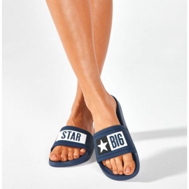 Chanclas de playa Big Star DD274A265, azul marino 8