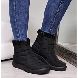 Botas de nieve impermeables con cremallera News W EVE181A negro 5