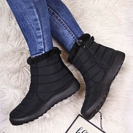 Botas de nieve impermeables con cremallera News W EVE181A negro 7