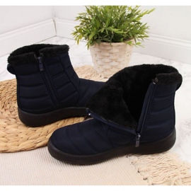 Botas de nieve impermeables con cremallera News W EVE181B azul marino 5