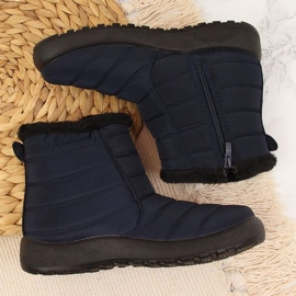 Botas de nieve impermeables con cremallera News W EVE181B azul marino 6