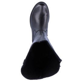 Botas de piel Rieker W Z9591-00 negro 9