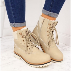 Botas de montaña con aislamiento News W EVE249A beige 7