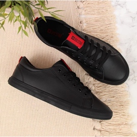 Zapatillas bajas de piel ecológica negra Big Star DD274687 negro 5