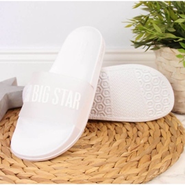 Zapatillas de piscina blancas Big Star W FF274A199 incoloro blanco 3