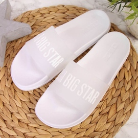 Zapatillas de piscina blancas Big Star W FF274A199 incoloro blanco 4