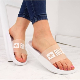 Zapatillas de piscina blancas Big Star W FF274A199 incoloro blanco 5