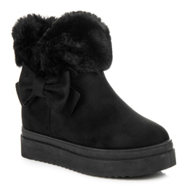 Vices Botas de nieve en la plataforma negro 2