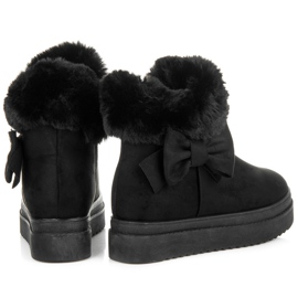 Vices Botas de nieve en la plataforma negro 4