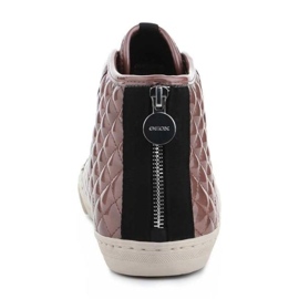 Zapatos Geox D N.Club A - Metal.Synt.Pat. D4258A-000HI-C8014 marrón 5