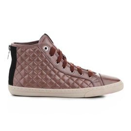 Zapatos Geox D N.Club A - Metal.Synt.Pat. D4258A-000HI-C8014 marrón 6