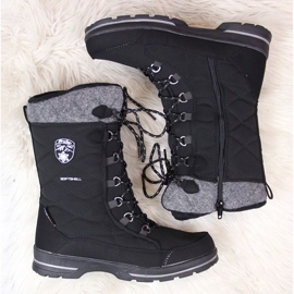 Botas de nieve impermeables American Club W AM516A negro 3