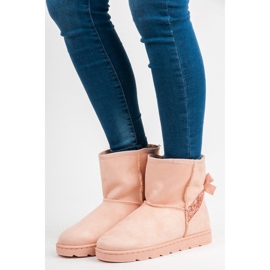 Vices Botas de nieve de pelo con purpurina rosado 1 Vices Botas de nieve de pelo con purpurina rosado 1