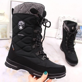Botas de nieve impermeables American Club W AM516A negro 5