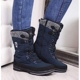 Botas de nieve impermeables American Club W AM516C azul 4
