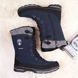 Botas de nieve impermeables American Club W AM516C azul 5