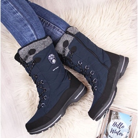Botas de nieve impermeables American Club W AM516C azul 6