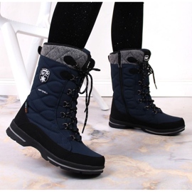 Botas de nieve impermeables American Club W AM516C azul 8