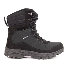 Zapatos American Club, botas de nieve trekking M AM589 negro 3