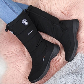 Botas de nieve impermeables American Club W AM613 negro 4
