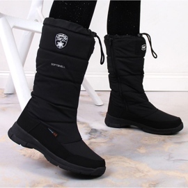 Botas de nieve impermeables American Club W AM613 negro 8
