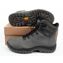 Zapatillas trekking 4F OBMH255 25S gris 11