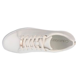 Calvin Klein Flatform Lace Up W HW0HW00575-0K4 blanco 3