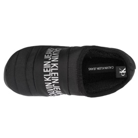 Zapatilla de casa Calvin Klein con forro cálido YW0YW00412-BEH negro 3