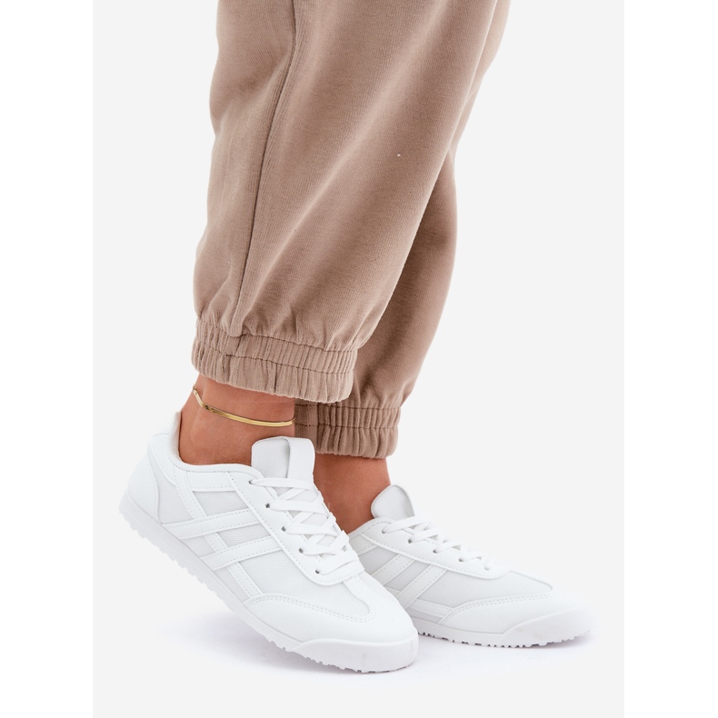 Zapatillas bajas para mujer, zapatillas blancas blanco 1