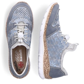 Rieker W N4255-12 calzado deportivo calado azul 12