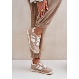 Zapatillas bajas para mujer, Zapatillas beige 3