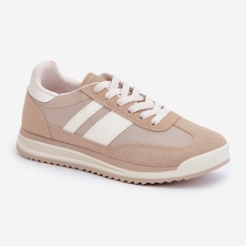 Zapatillas bajas para mujer, Zapatillas beige 4