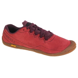 Zapatillas de running Merrell Vapor Glove 3 Luna Leather W J94884 rojo 4