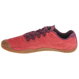 Zapatillas de running Merrell Vapor Glove 3 Luna Leather W J94884 rojo 5